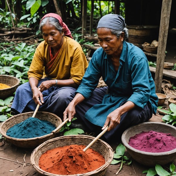 Où apprendre les techniques de teinture naturelle en Indonésie?